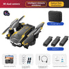 8K HD Drone Dual Camera Foldable With 3 Batteries RC Quadcopter for Kids Adults