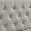 Upholstered Bed 6 FT Super King Ottoman Bed Grey Fabric Bed Frame With Storage