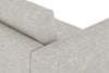 Nordinahoma Briana, White (Bouclé), Three Seater Sofa