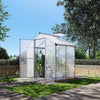 6.25 x 4 Ft Greenhouses Outdoor with Door and Vent Window Roof Walk-in Sun House