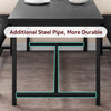 Dining Table Set for 4 w/ 2 Upholstered Benches, Space Saving Kitchen Table Set