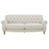Dusk Hebden Cream Linen 3 Seater Sofa RRP £999