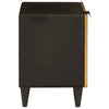 Bedside Cabinet Solid Acacia wood Table Nightstand Bedroom Furniture