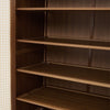 Shoe Cabinet Storage Organizer 4 Rattan Door Cupboard Footwear Stand Wooden Unit