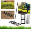 Lawn Leveling Rake 100cm x 25cm Level Lawn Tool with 79" Steel Extended Handle