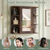 Modern Wall Mounted Medicine Cabinet w/3 Internal Shelves