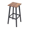 5pcs Bar Table & Bar Stools Industrial Kitchen Breakfast Bar Table Stool Set