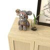 Wooden Storage Cabinet with Rattan Decorating Buffet Sideboard Accent Cabinet