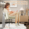 Nursery Rocking Chair Upholstered Rocker Chair Padded Armchair High Backrest NEW