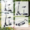 Foldable Powered Scooter with Adjustable Seat, Brake, Black