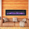 40/50/60/70/80/100 inch Insert/ Wall Mounted LED Fireplace Electric Inset Fire