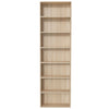 7 Tier Bookcase with Shelving Unit for Storage Bookshelf Living Room Office