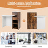 White Reception Desk Front Counter Desk w/ Drawer