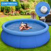 Inflatable Round Swimming Pool PVC Above Ground Family Garden Paddling Pool