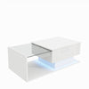 Coffee Table with Lift Up Top High-Gloss White With Drawer Living Room Furniture