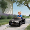 BMW i4 Licensed 12V Kids Electric Ride-On Car w/ Remote Control - Black