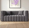 2-Seater Soft Foam Sofa with Armrests & 2 Cushions, Compact Modern Lovesea