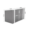 Outdoor Bicycle Shed Bike Storage Tool Box Garden Garbage Bin House Lockable NEW