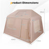 Inflatable Camping Tent for 4-6 People Portable Blow up Tent Pump Doors Outdoor