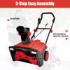Snow Clearing Machine Electric Walk-behind Snow Blower-Red