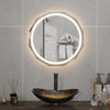 LED Bathroom Mirror Lights Touch Sensor Illuminated Demister Wall 600*600mm