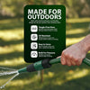 30M REINFORCED GARDEN HOSE PIPE TUBE SET SPRAY WATERING NOZZLE FULL SET FITTINGS