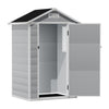 Plastic Outdoor Garden Shed Utility Tools Storage House W/ Window Ventilation UK