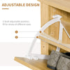 Shoe Storage Cabinet with 12 Compartments, 4 Shelves, 2 Drawers, and Protective