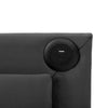 LED Ottoman Storage 5ft King Upholstered Bed Frame with Headboard & 2 Drawers