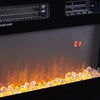 70'' TV Stand Cabinet High Gloss Electric Fireplace Unit W/ LED 12 Colour Flame
