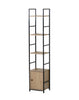 4 Tier Ladder Shelves Bookcase Shelf Shelving Unit Living Room Storage Cupboard