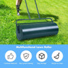 48L Steel Garden Lawn Roller Water Sand Filled Outdoor Grass Roller w/Drain Plug
