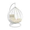 Hanging Rattan Egg Chair Garden Swing Chairs Patio Indoor Outdoor With Cushions