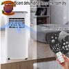7000 BTU Portable Air Conditioner 4-in-1 Remote Dehumidifier Window Kit White