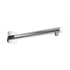 Concealed Thermostatic Shower Mixer Square Chrome Bathroom Twin Head Valve Set