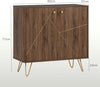 Storage Cabinet Cupboard Sideboard Shelving Unit Living Room Kitchen Wood