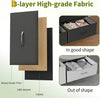 8 Fabric Drawers, Metal Frame Storage Cabinet with Wood Top for Living Room