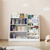 White Bookshelf Storage Shelf For Children's Reading Room Open Storage Modern