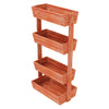 Large Wooden Raised Bed Vegetable Flower Garden Planter Box with Drainage System