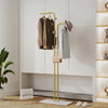 Heavy Duty Gold Coat Rack Stand Strong Marble Base Stand Clothes Rail Nighstand