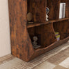 Kids Wooden Toy Storage Cabinet, Multi Shelf Bookshelf Organiser with Cubbies