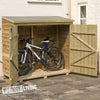 6x3 WOODEN GARDEN BIKE STORE OUTDOOR PENT BICYCLE SHED TOOL WALLSTORE STORAGE