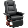 Ergonomic Recliner Sofa Chair PU Leather Armchair Lounger with Footrest, Grey