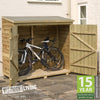 6x3 WOODEN GARDEN BIKE STORE OUTDOOR PENT BICYCLE SHED TOOL WALLSTORE STORAGE