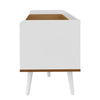 Modern TV Unit TV Stand Cabinet with Storage Media Units for Living Room White