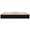 Ottoman Bed Frame without Mattress Black Super King Fabric