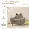 Kids Sofa Chair Toddler Armchair for Bedroom Playroom Brown