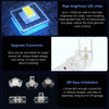 14 Hexagon LED Lighting Detailing Garage Workshop Retail Car Showroom w/Border