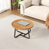2 pcs Round Coffee Table for Living Room Nesting Coffee Table Set End Side Table