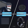 LED Gaming Desk Computer Table Workstations w/ Headphone Hook & Cup Holder Black
